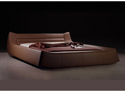 Łóżko Podkładka Design Luksusowe podwójne łóżko hotelowe Sleep Pokój Skóra Materiał Modern