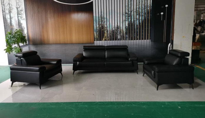 Zestaw sofowy 3+1+1 miejsce do siedzenia Żywy krajobraz Sofa Couch Podkładka Ustawić Sofy Skóra