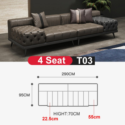 Sofa do salonu Podkładka Sofy Nowa czteroosobowa sofa New Design 4 miejsce do siedzenia