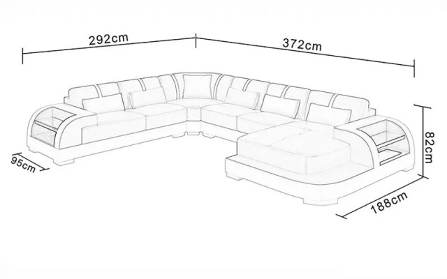 Zestaw narożny kanapa narożnikowa Podkładka Narożnik Nowoczesna Sofa do Salonu