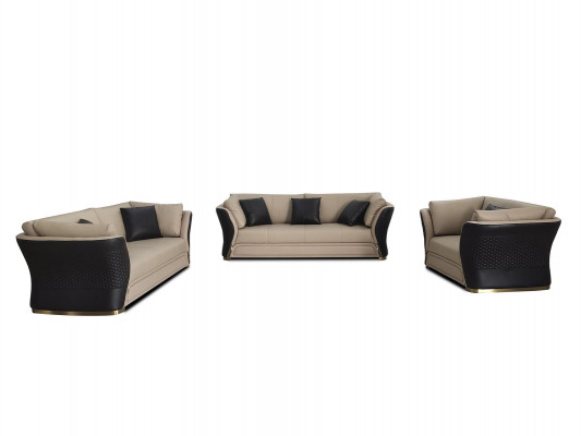 Zestaw sofowy 3 1 miejsce do siedzenia Zestaw Design Sofa Podkładka Kanapy Kanapa Modern