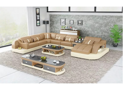 Designerska sofa kompletna Ustawić Podkładkę Narożnikową kanapa kanapa narożna kredens