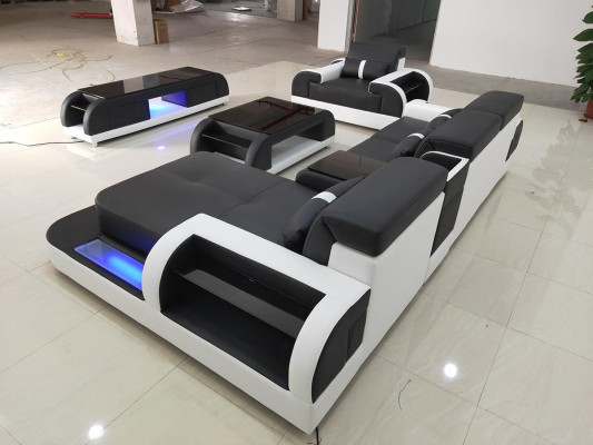 Projektant Żywy krajobraz LForm Couch Narożnikowa kanapa Podkładka Ustawić zestaw narożny Sofa