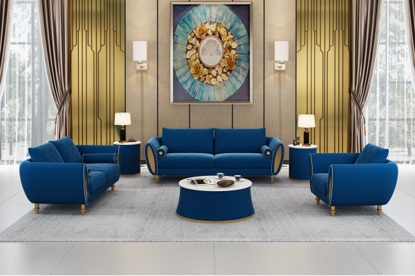 Zestaw sofowy 3 2 1 miejsce do siedzenia Zestaw Design Sofa Podkładka Couchen Couch Modern Ustawić