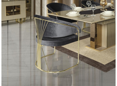 Krzesło Czarny luksusowa jadalnia piękne meble design elegancka Krzesła nowoczesne Drewno