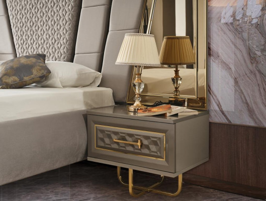 Design Stolik nocny konsola Side stoły Sleep Pokój Drewno Luksusowe Konsole Nowe