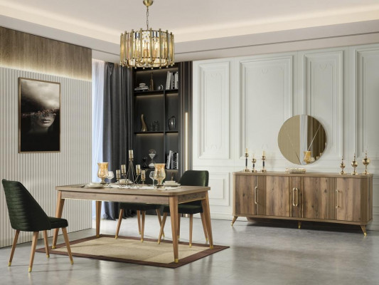 Elegancki design konsola Drewno Kredens Szafa Stół konsolowy