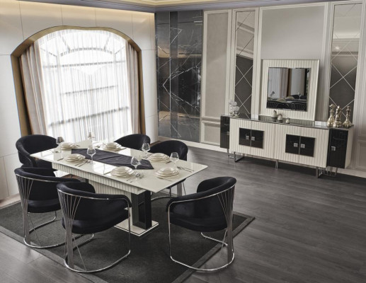 Komody Półka konsola Meble Kredens w stylu włoskim Kredens Szafa Luxury
