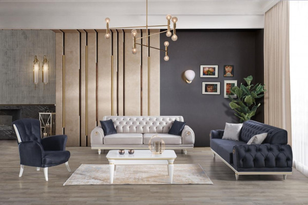 Chesterfield Sofa Kanapa 230cm Meble Wyposażenie Salonu Podkładka