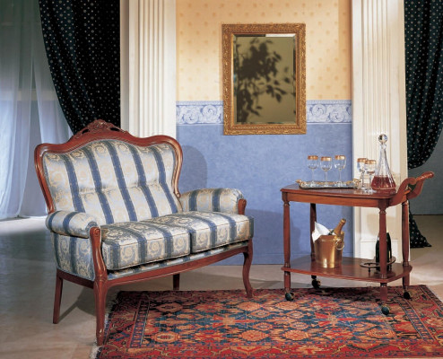 Sofa dwuosobowa 2 miejsce do siedzenia Design Sofy Podkładka Classic Siedziba Materiał Włókienniczy Couch