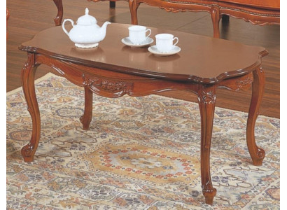 Prostokątny stolik kawowy Drewno stoły salon Meble włoskie Tabela Luxury