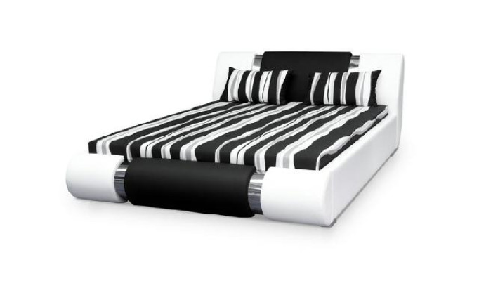 Łóżko wodne Łóżko Podwójne łóżko okrągłe łóżko podwójne Skóra Design Podkładka New Riva