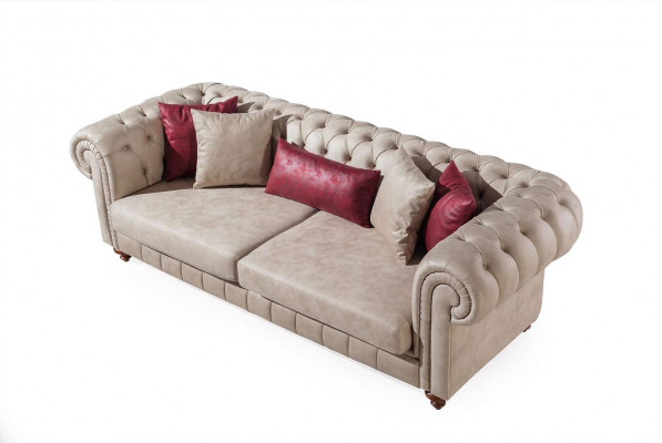Nowoczesna Podkładka Sofy Designerska Sofa Trzyosobowa Siedziba Nowa Designerska Sofa 3 miejsce do siedzenia