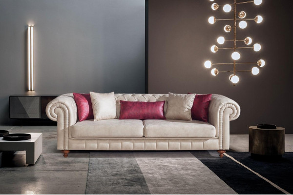 Nowoczesna Podkładka Sofy Designerska Sofa Trzyosobowa Siedziba Nowa Designerska Sofa 3 miejsce do siedzenia