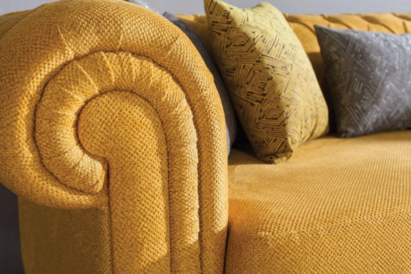 Sofa Kanapa Podkładka Sofy Design Meble 3 miejsce siedzące Trzyosobowy Chesterfield