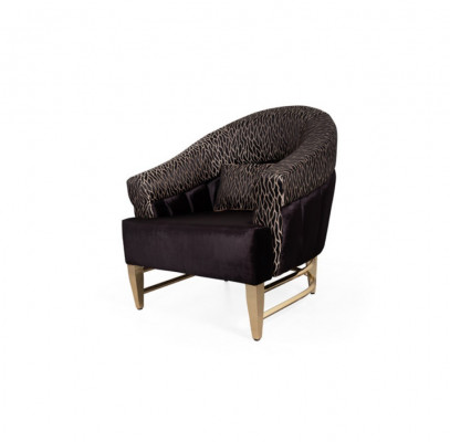 Fotel Luxury Design Włókienniczy Salon Fotel Meble Lounge w stylu włoskim