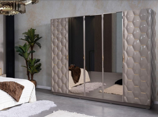 Szafa Szafa Luksusowe Drewno Szafki Meble Design Luksusowa Nowa Sypialnia