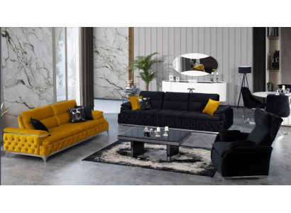 Zestaw sofowy 3+3+1 miejsce do siedzenia Sofa Kanapa Podkładka Ustawić Kanapy Materiał