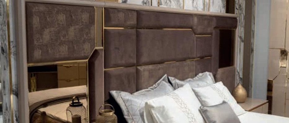Łóżko Podkładka rama łóżka Meble Design Podwójne łóżko Luxury Sypialnia