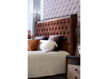 Łóżko Luxury Podkładka Design Double bed Hotel Marriage Sleep Pokój Włókienniczy