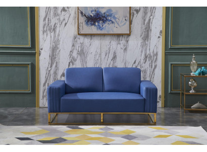 Kanapa sztuczna skóra Sofa Noble Design Designer 2 miejsce siedzące Meble Classic