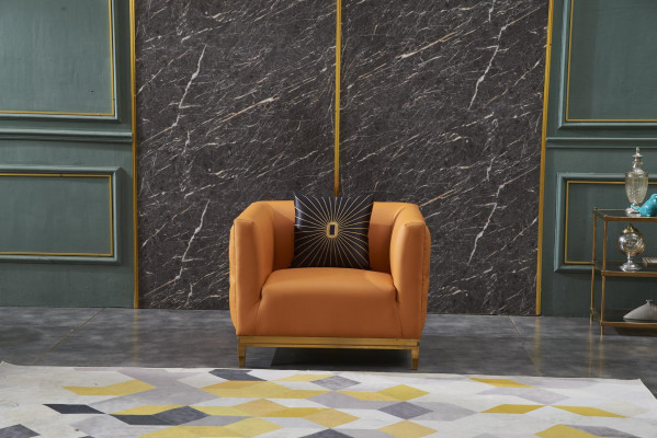 Fotel Design Couch Sofa miejsce do siedzenia Skóra Lounge Dekoracja Club Podkładka Luxury Ears