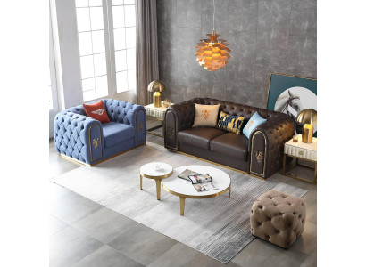 Zestaw sofowy 3+1 miejsce do siedzenia Classic Żywy krajobraz Sofa Kanapy Sofy Podkładka