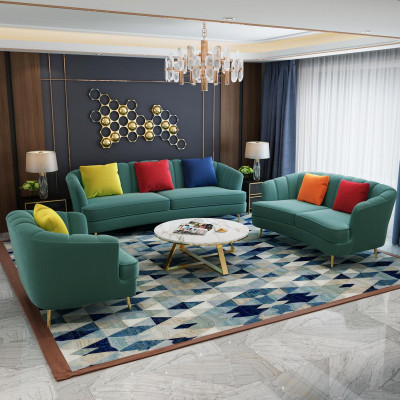 Kompletny zestaw Zestaw sofowy 3+2+1 miejsce do siedzenia designerska sofa kanapa Żywy krajobraz
