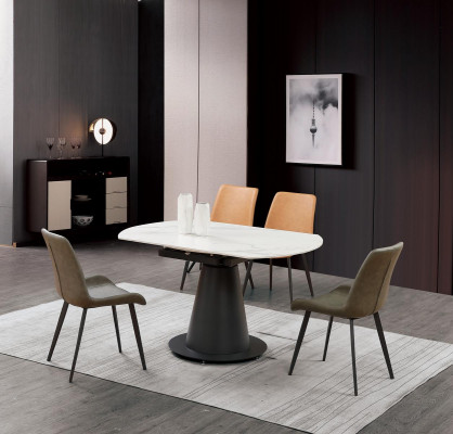 Design Stół obiadowy Okrągły Stolik jadalnia salon stoły 150x90