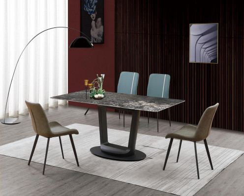 Luxury Meble Design jadalnia Ustaw zestaw do jadalni Krzesła Tabela Grupa