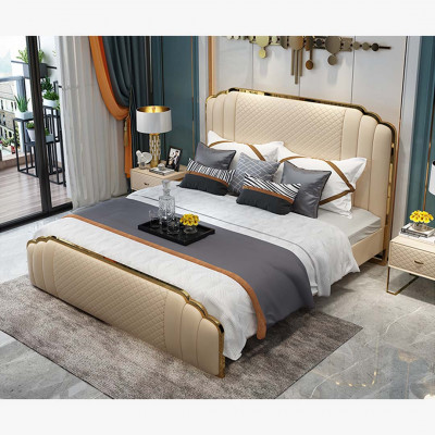 Łóżko Podkładka Design Luksusowe Hotelowe Łóżko Podwójne Małżeństwo Sleep Pokój 180x200cm