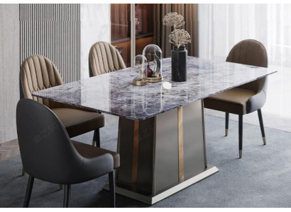 Marble Style Kuchnia Nowoczesny Stół obiadowy Tabela stoły jadalnia Luxury Meble Design
