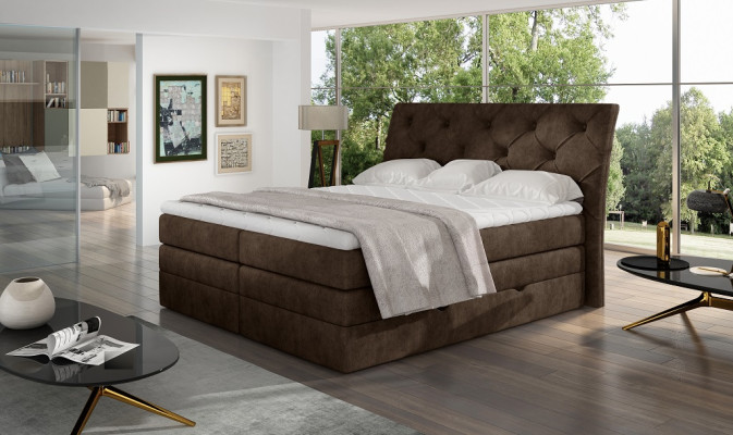 Luksusowa Sypialnia Łóżko Podkładka Chesterfield Box Spring Luxury Double Hotel