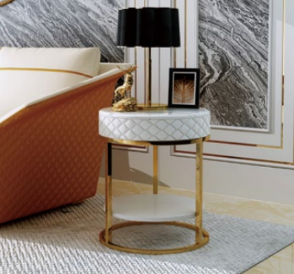 Stoliki boczne Side Round Tabela stolik kawowy Konsole Okrągłe Gra