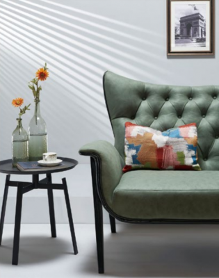 Sofa Chesterfield 2 miejsce do siedzenia Podkładka designerskie kanapy Ustawić sofy dwumiejscowe