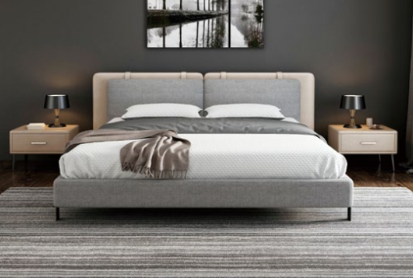 Podwójne łóżko podwójne łóżko designerskie luksusowe łóżka tapicerowane designerskie łóżko