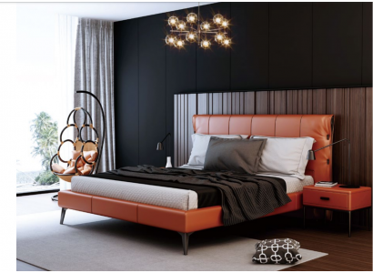 Podwójne łóżko łóżko małżeńskie design luksusowe Luxur łóżko tapicerowane design bed Włókienniczy