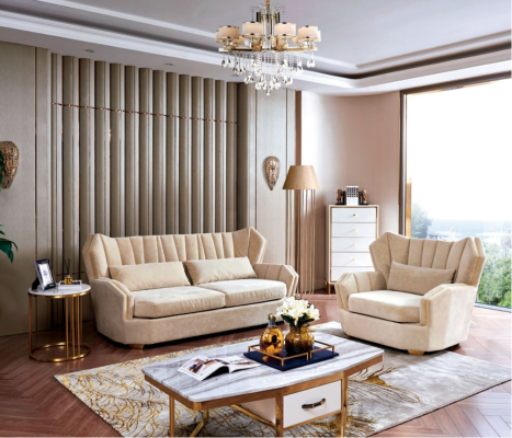 Sofa Kanapa Ustawić Siedziba Podkładka Kompletny Zestaw 3+2+1 Sofy Dekoracyjne Designer