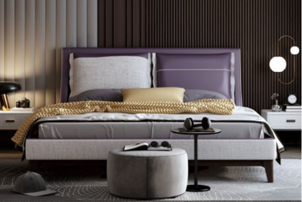 Designerskie włoskie Meble Łóżko do sypialni dwuosobowej 180x200cm