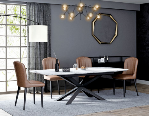 jadalnia Design Meble grupa krzeseł Tabela + 4 oparcie Krzesza 5 szt. ustawić