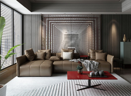 Design Podkładka Couch Żywy krajobraz Narożnikowa kanapa Ustawić Podkładkę Sofa Siedziba
