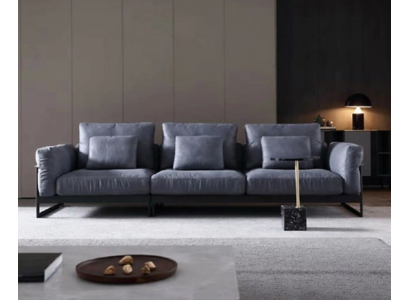 Sofa 4 miejsce do siedzenia Duża XXL Kanapa Sofy Kanapy Salon Design Big