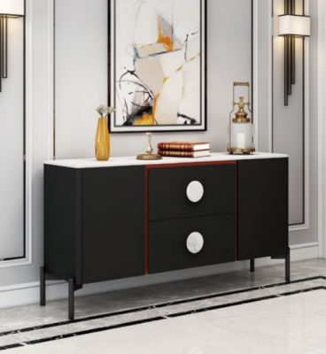 Projektant włoski Kredens Kredens Szafa Półka Metal Luxury Living