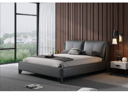 Deco łóżko Podkładka Design Luksusowe podwójne łóżko hotelowe Sleep Pokój Skóra