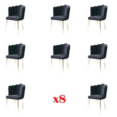 Grupa Ustaw Set 8 Krzesło Włókiennicze Krzesło Designerska Podkładka jadalnia