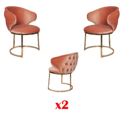 Grupa 2x Krzesła Nowa jadalnia Ustaw Podkładkę New Design Fotel Set