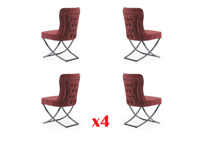 jadalnia Krzesła Ustawić Fotel Design 4x Krzesła Zestaw Grupa Podkładka