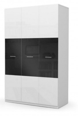 Szafa Półka Szafa dla Sypialnia Dziecięca Młodzieżowa Czarny