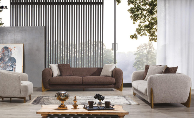 Sofa 3 miejsce do siedzenia Salon Luksusowy Design Włoski Styl Meble Nowoczesne