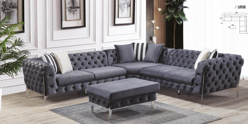 Stołek Niebieski Salon Chesterfield Eleganckie Meble W Stylu Włoskim
